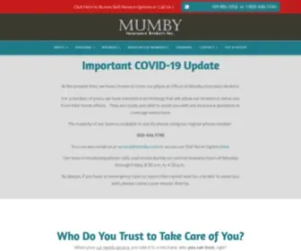 Mumby.com(Mumby Insurance Brokers) Screenshot