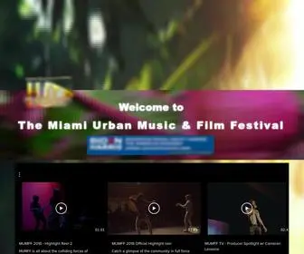 Mumff.com(Miami Urban Music & Fim Festival) Screenshot