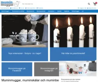 Muminmuggar.se(Muminmuggar, muminskålar och muminbestick) Screenshot