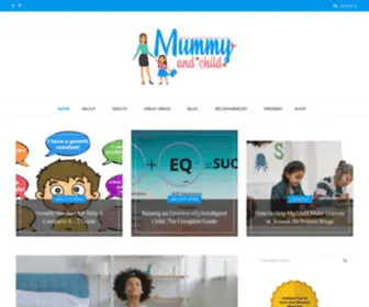 Mummyandchild.com(Mummy and Child) Screenshot