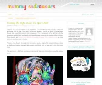 Mummyendeavours.co.uk(Mummy Endeavours) Screenshot