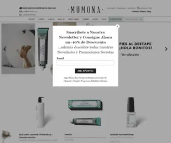 Mumona.com(La tienda online con cultura cosmética) Screenshot
