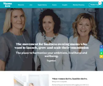 Mumsandco.com.au(The business community) Screenshot