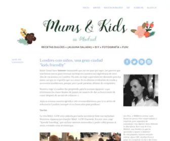 Mumsandkidsmadrid.com(Mums & Kids) Screenshot