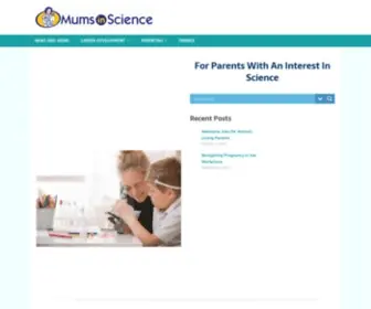 Mumsinscience.net(Mums in Science) Screenshot