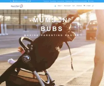 Mumsnbubs.net.au(Mums N Bubs for babies) Screenshot