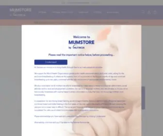 Mumstore.com.au(NutriciaStore) Screenshot