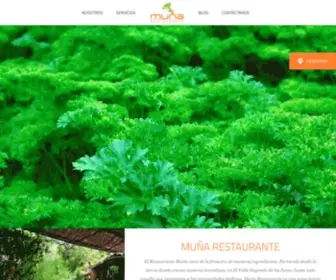 Munarestaurante.com(Muña Restaurant) Screenshot