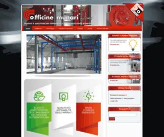 Munariofficine.com(Benvenuti in Officine Munari) Screenshot