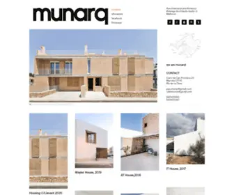 Munarq.es(Architects studio in Mallorca) Screenshot