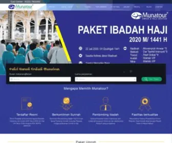 Munatour.co.id(Travel Sunnah Haji dan Umrah Munatour) Screenshot