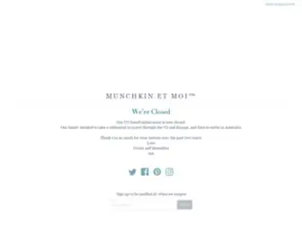 Munchkinetmoi.com(Create an Ecommerce Website and Sell Online) Screenshot