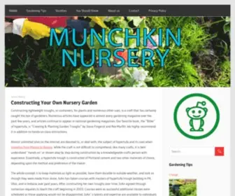 Munchkinnursery.com(Woodland plants and rare and unusual shade perennials) Screenshot