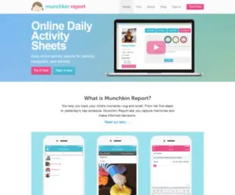 Munchkinreport.com(Online Daily Activity Reports) Screenshot