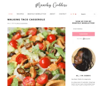 Munchygoddess.com(Everyday Comfort Food Recipes) Screenshot