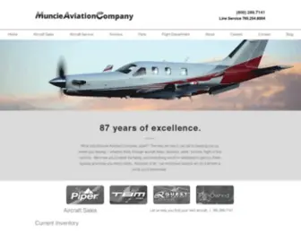 Muncieaviation.com(Muncie Aviation Company) Screenshot