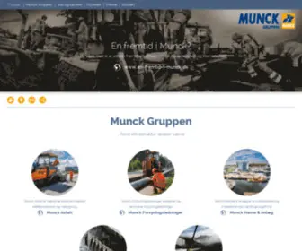 Munck-Gruppen.dk(Munck Gruppen) Screenshot