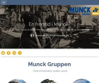 Munck.dk(Munck Gruppen) Screenshot