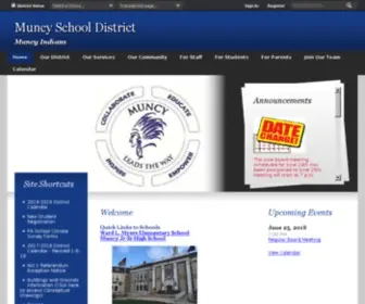 Muncysd.org(Muncy School District) Screenshot