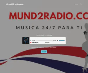 Mund2Radio.com(Mundo2Radio) Screenshot