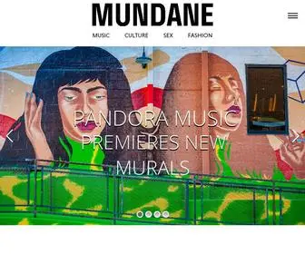 Mundanemag.com(Killing Boredom With Eccentricity) Screenshot