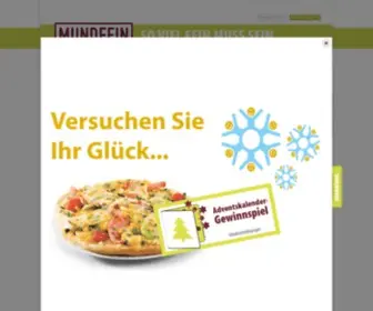 Mundfein.de(MUNDFEIN Pizzawerkstatt) Screenshot