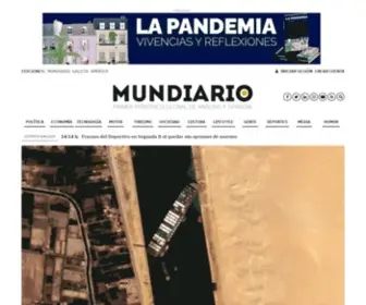 Mundiario.com(Portada de Mundiario) Screenshot