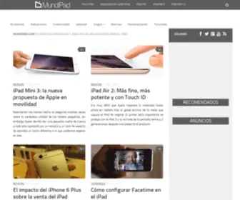 Mundipad.com(Tu web sobre iPad) Screenshot