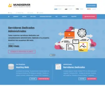 Mundiserver.com(Hosting y VPS SSD) Screenshot