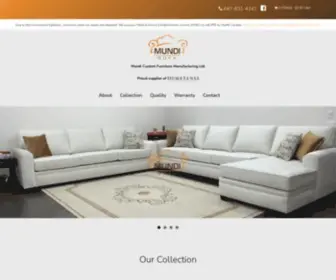 Mundisofa.ca(Mundi Sofa) Screenshot