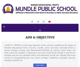 Mundlepublicschool.org(Mundle Public School) Screenshot