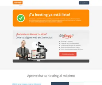 Mundoallegretto.com(Dattatec le informa que su cuenta de hosting ha sido creada en forma exitosa) Screenshot