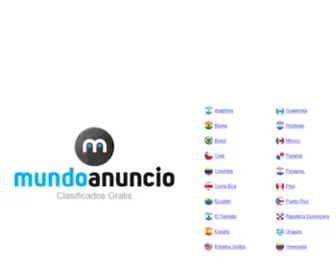 Mundoanuncio.com.sv(Locales en El Salvador) Screenshot