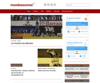 Mundoascenso.com.ar(Toda la información al instante) Screenshot