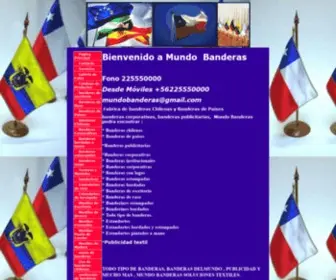 Mundobanderas.cl(Banderas corporativas) Screenshot