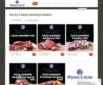 Mundocarnes.com(Tu proveedor de carne gourmet) Screenshot