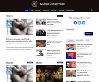 Mundoconservador.com.br(Página Inicial) Screenshot