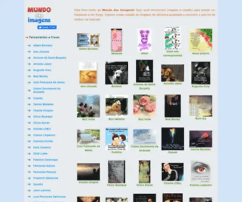 Mundodasimagens.com(Mundo das Imagens) Screenshot