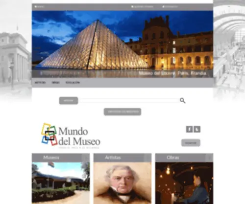 Mundodelmuseo.com(El Mundo del Museo) Screenshot
