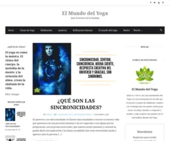 Mundodelyoga.com(El Mundo del Yoga) Screenshot
