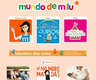 Mundodemilu.org(Meniños) Screenshot