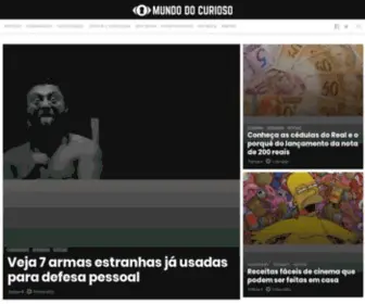 Mundodocurioso.com.br(Mundo do Curioso) Screenshot