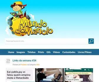 Mundodomanolo.com.br(Mundo do Manolo) Screenshot