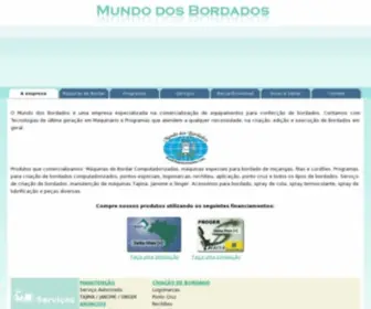 Mundodosbordados.com.br(A Empresa) Screenshot