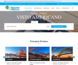Mundodosvistos.com.br(A melhor assessoria de vistos do Brasil) Screenshot