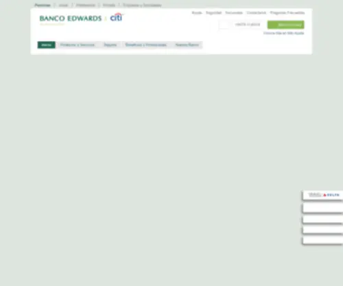 Mundoedwards.com(Banco Edwards) Screenshot