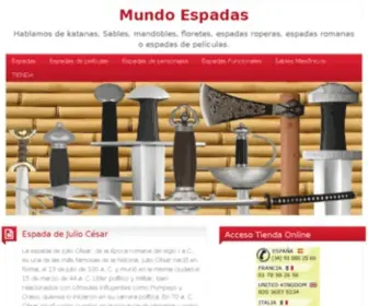 Mundoespadas.com(Espadas, Katanas y Sables Históricos) Screenshot
