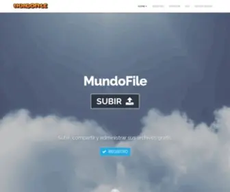 Mundofile.info(Subir archivos) Screenshot