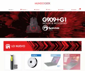 Mundogeek.com.ar(Mundo Geek (Tu tienda de electrónica)) Screenshot