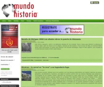 Mundohistoria.org(Mundo Historia) Screenshot